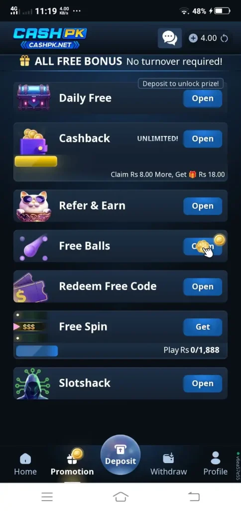 cashpk game new earning app