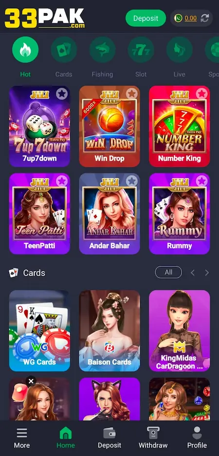 33pak game new app
