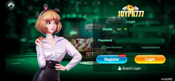 joypk game register