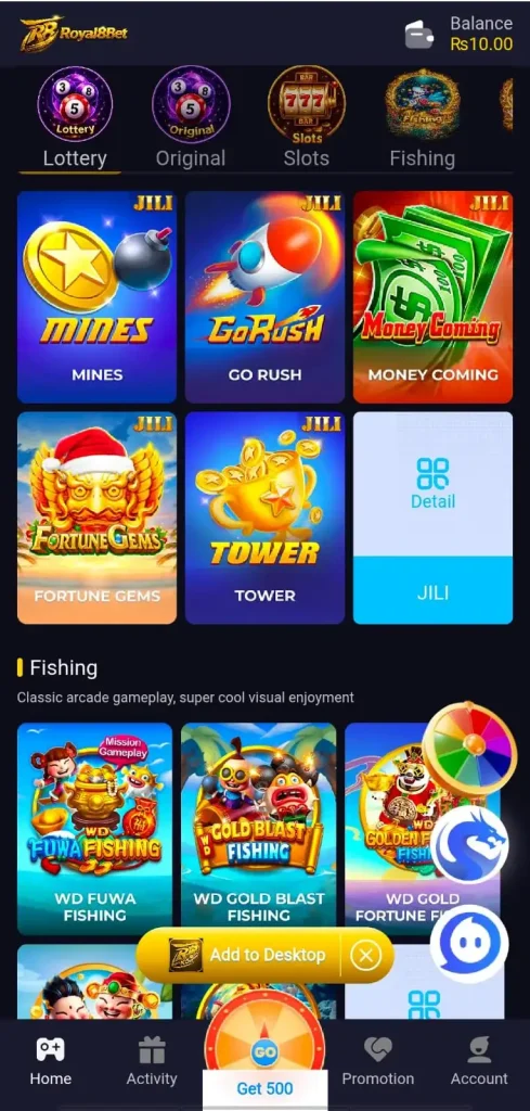 royal8 bet game
