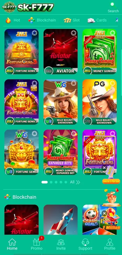 sk f777 game